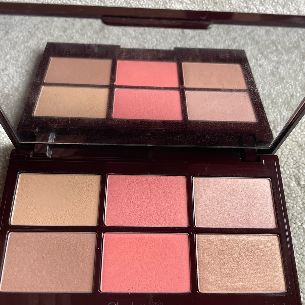 Charlotte Tilbury Blush & Highlight Palette - Pink and Cream